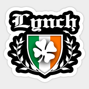 Lynch Shamrock Crest Sticker